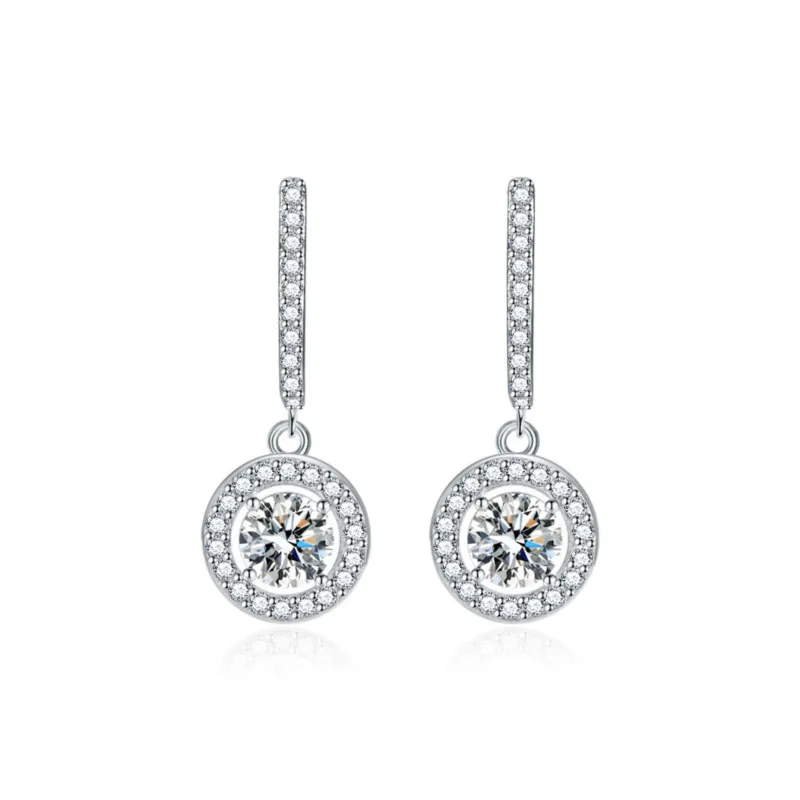 KING OF BLING Alloy With Zircon Earrings Unisex-0