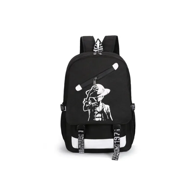 H YXIANG Oxford Backpack Unisex Music Boy/One Piece-1