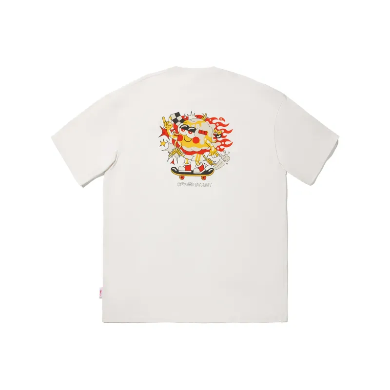 LiNing T Shirt Men's Champagne White-0