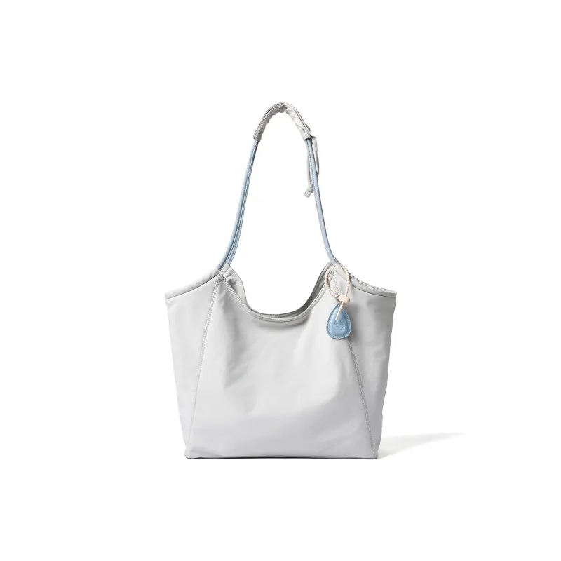 LEFF Fabric Tote Bag, Shoulder Bag Regular Women's Twilight Rain Gray, Knight Black-0