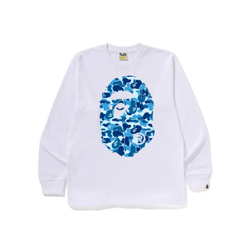 Bape Abc Camo Big Ape Head L/S Tee-6