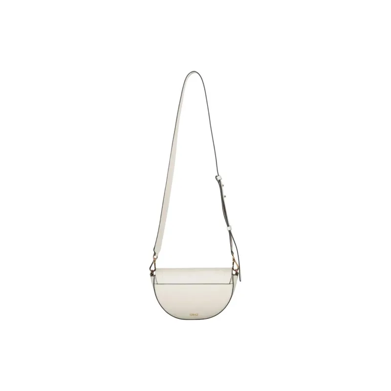 FANSIZHE Calfskin Saddle Bag Crossbody Bag Women's White-2