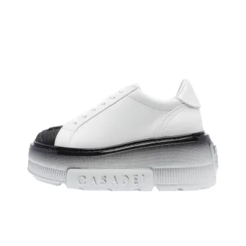 Casadei Bianco Low Top Casual Shoes Women's White