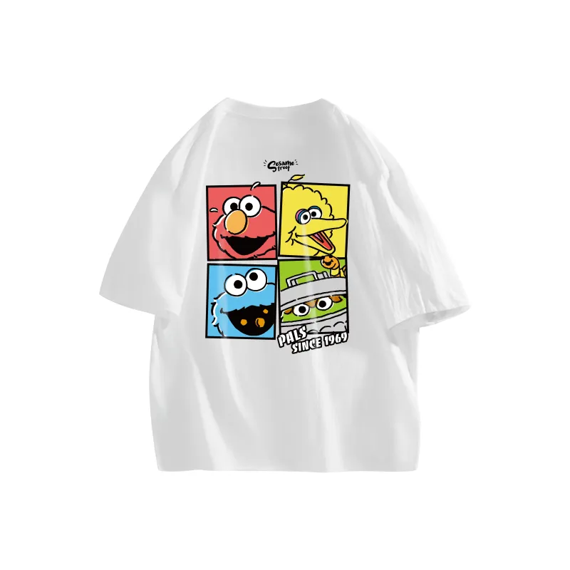 SESAME STREET T Shirt Long Sleeved Short Sleeved Optional Unisex-3
