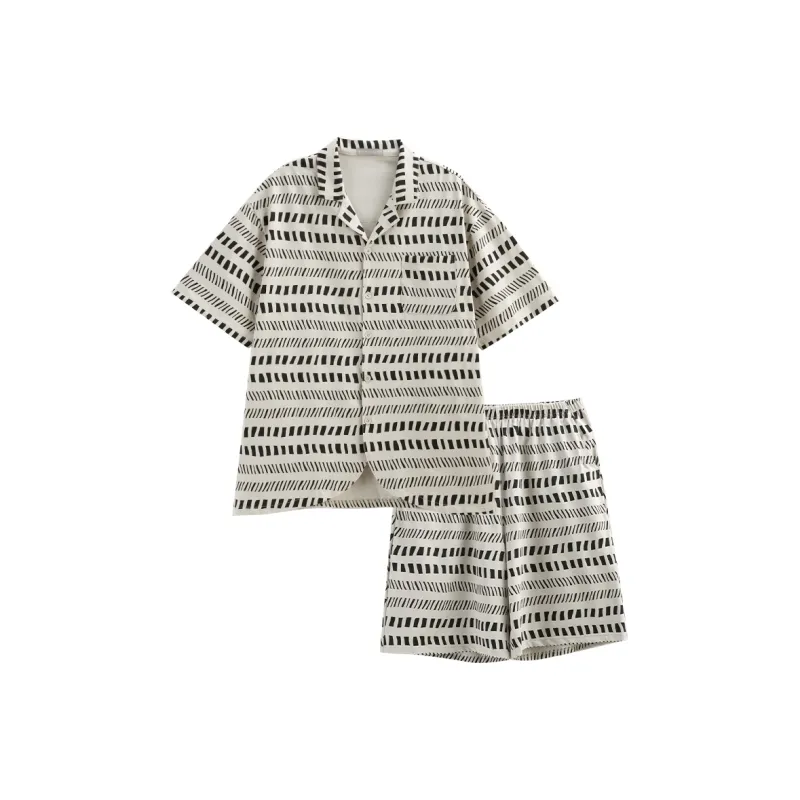 Same Language Pajama Set Men's Warm Apricot-0