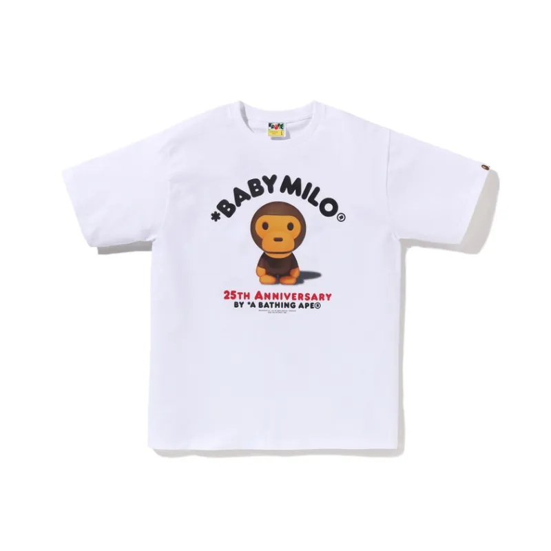 A BATHING APE Baby Milo 25th Anniversary Photo Tee-2