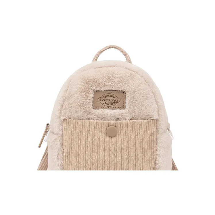 Dickies Polyester Backpack Small Size Women's Milk Tea Beige-4