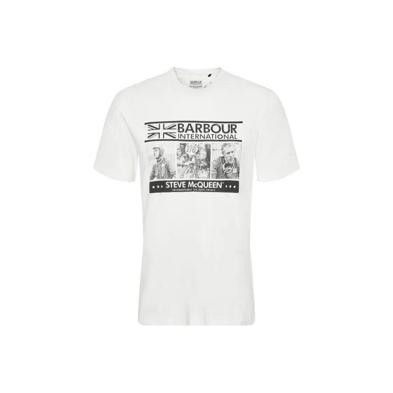 BARBOUR International Graphic Printed T Shirt-0