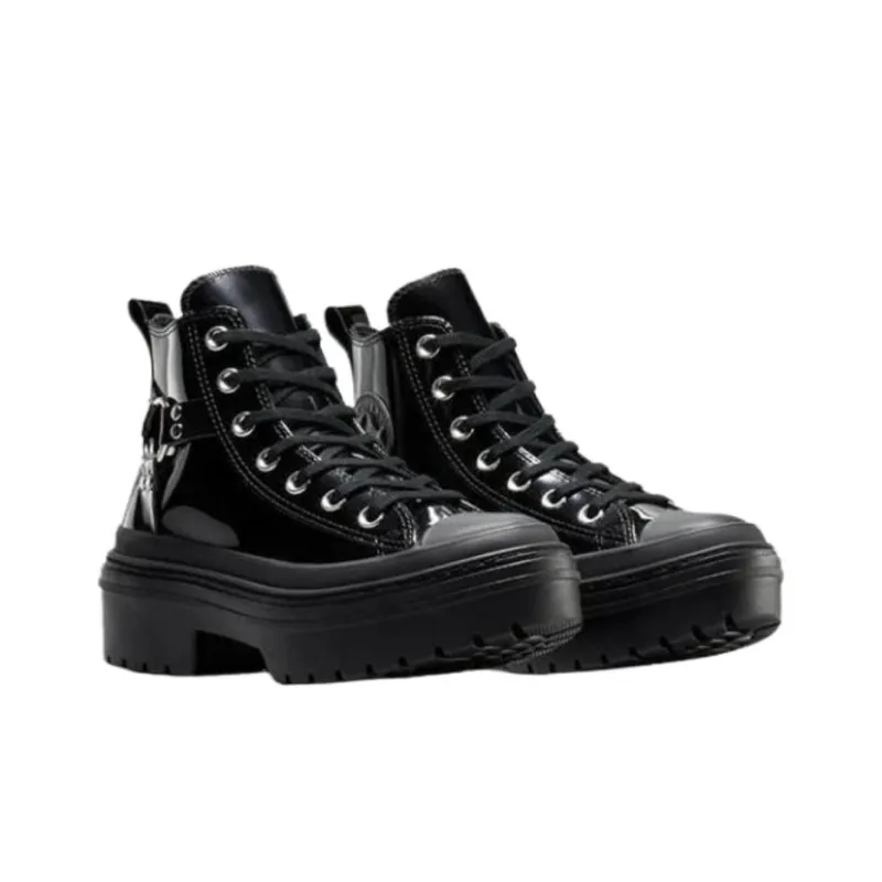 Converse Women's Chuck Taylor All Star Lugged Heel Platform High 'Black Patent' Women's-2