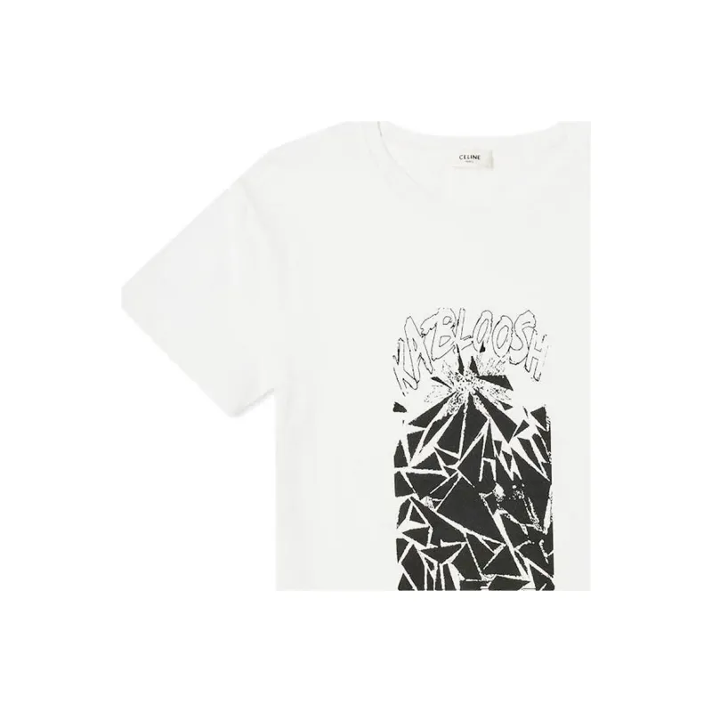CELINE T Shirts Men White-4