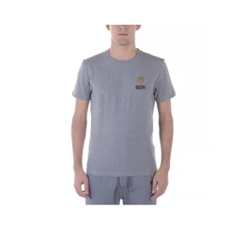 MOSCHINO Logo Embroidered Crewneck T Shirt