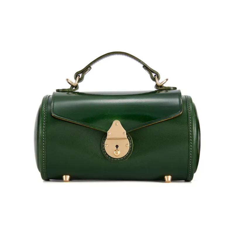 KAISER Top Grain Cow Leather Crossbody Handbags Regular Women's Sunset Yellow/Sunset Brown/Green/Black-2