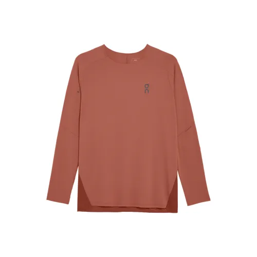On Performance T-Shirt Men's Reddish Brown/Gemstone Red