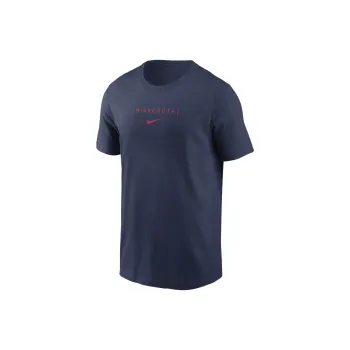 Nike MLB Collaboration Minnesota Twins Large Logo Back Stack T-Shirt Men's Marine Blue