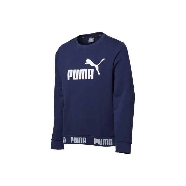 PUMA CLOUDSPUN Sweatshirt Men's Tweed Blue-0