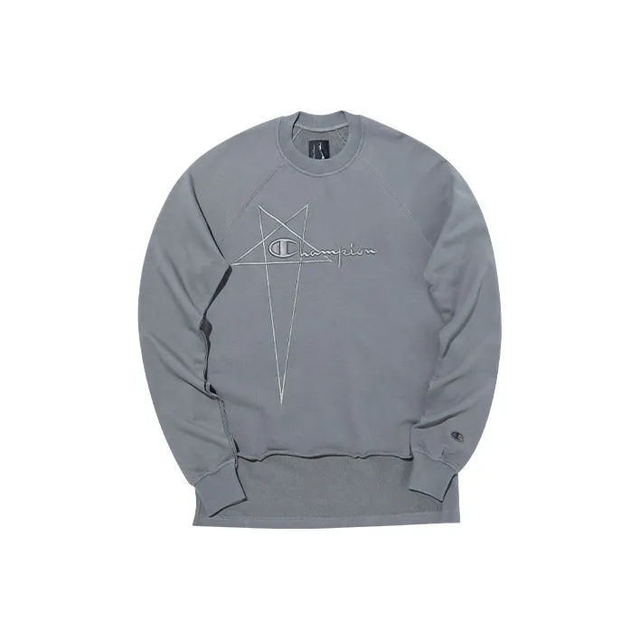 Rick Owens X Champion Sweatshirts Unisex Gray-0