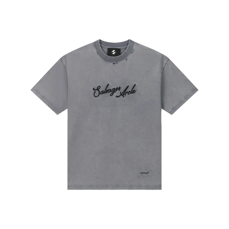 THE SALVAGES FASHION CLUB T Shirt Unisex Washed Gray-0