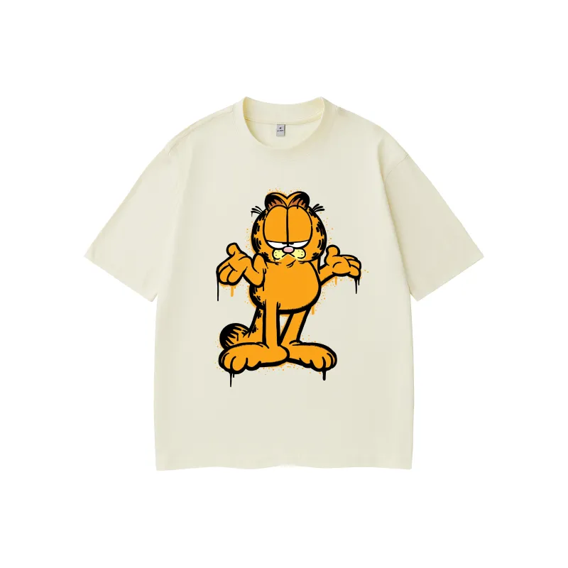 FOREVER 21 Garfield Joint Name T Shirts Unisex-5
