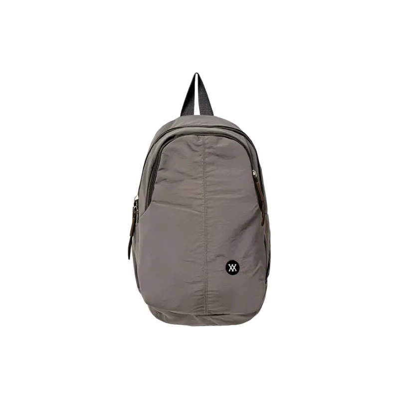 Deli Bear Nylon Fabric Backpack Regular Unisex Egg Yolk Sand\ Black \ Ecru \ Vanilla Cream-11