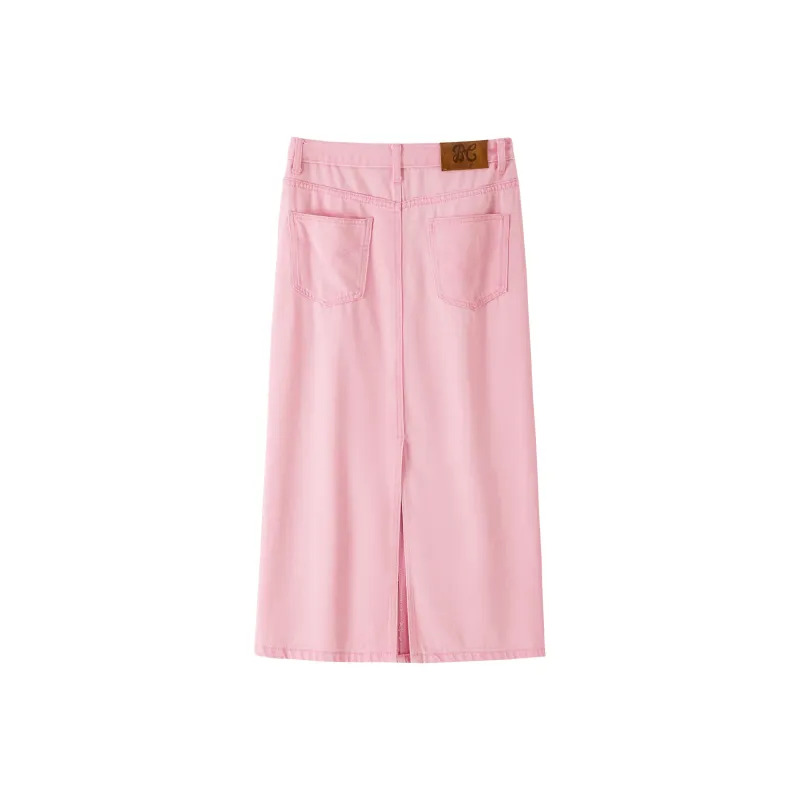 BANANA CICI Denim Long Skirt Women's-1