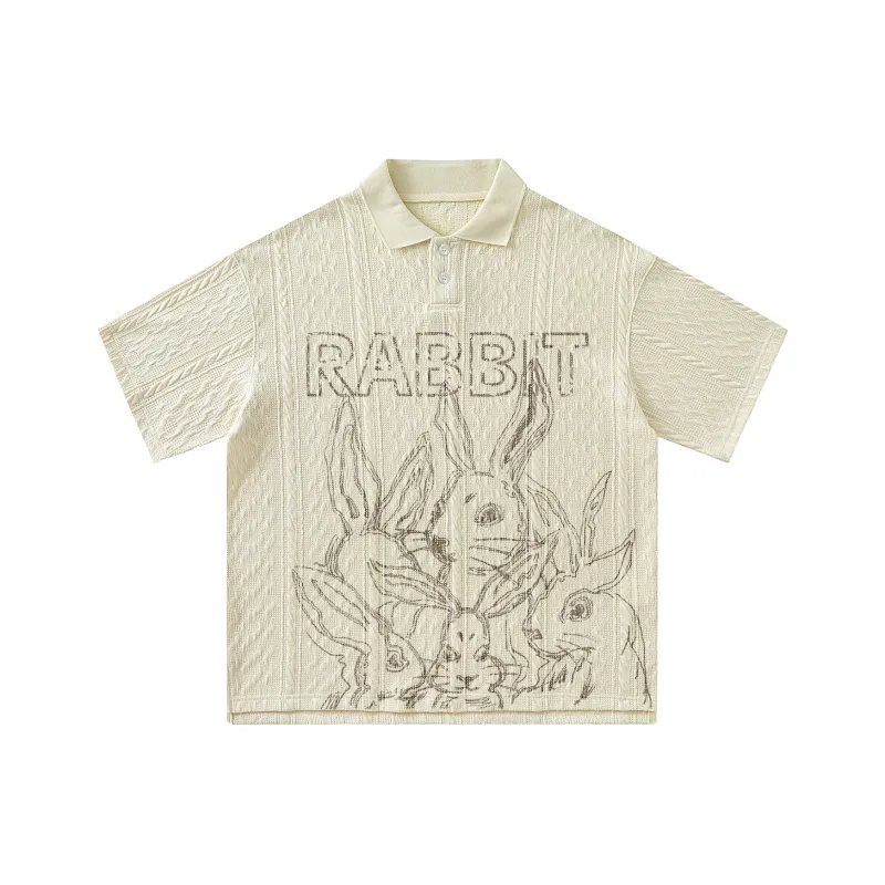 BEAR UNION Polo Shirt Unisex Ecru-4