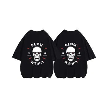 Kepu T Shirt Unisex 2 Pack 2 Pack White+White