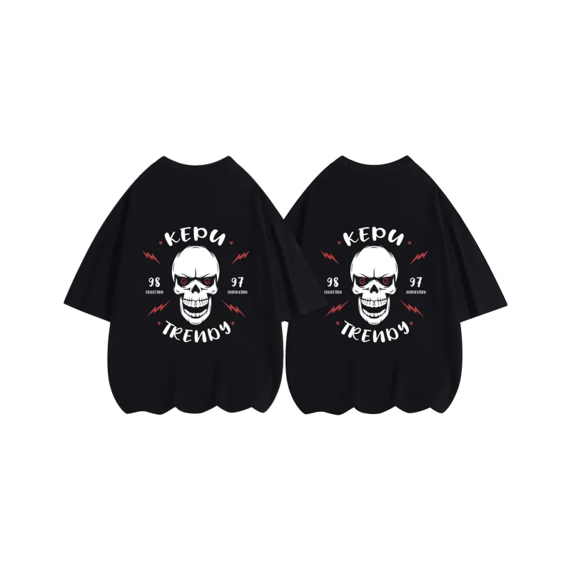 Kepu T Shirt Unisex 2 Pack 2 Pack White+White-5