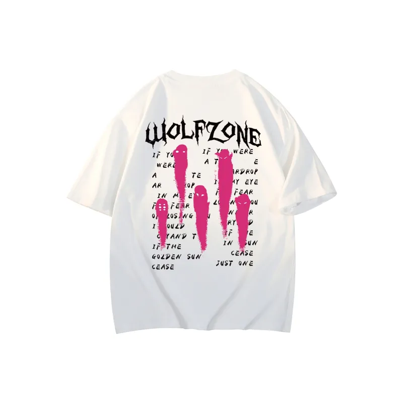 WOLF ZONE T-Shirt Unisex Apricot-0