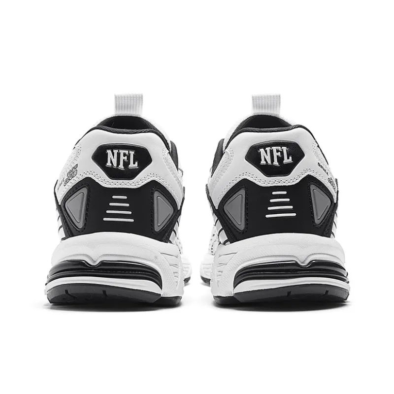 NFL Runner Low Top Casual City Commute Running Shoes Unisex White Black-4