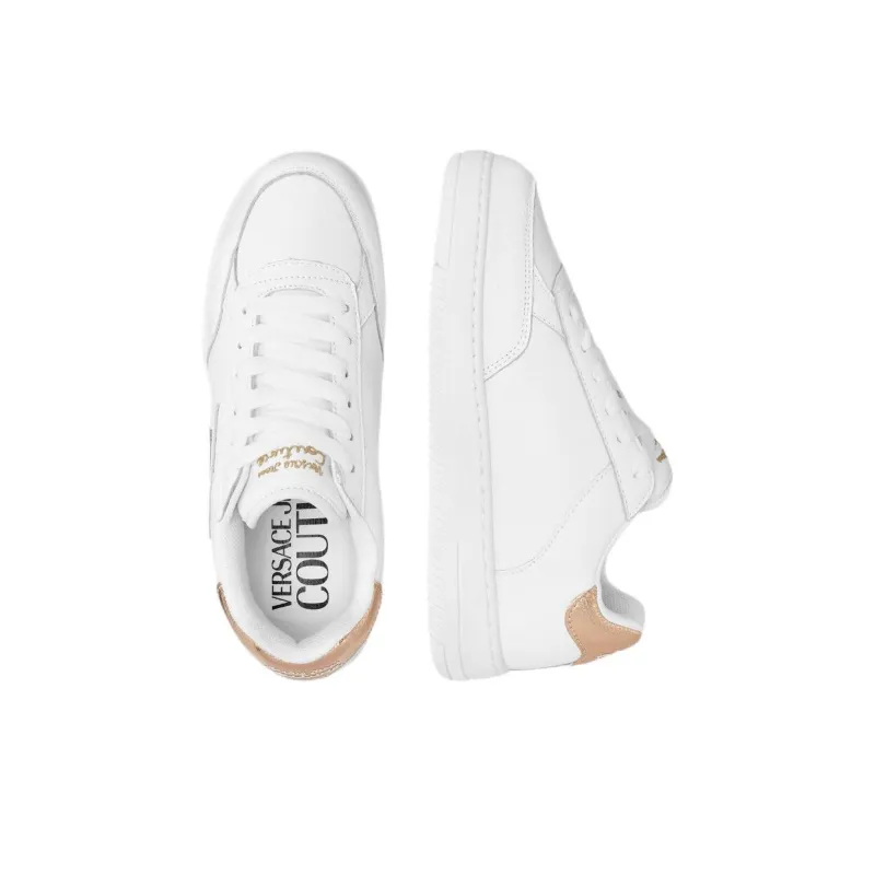 VERSACE JEANS COUTURE Meyssa Low Top Skateboard Shoes Women's White-3