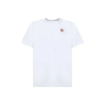 CASABLANCA Diamond Logo patch T shirt