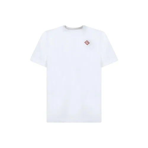 CASABLANCA Diamond Logo patch T shirt
