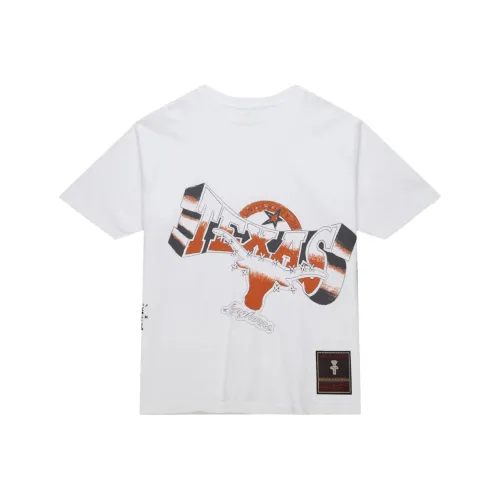 Travis Scott X Mitchell & Ness Texas Longhorns Hand Drawn T Shirt
