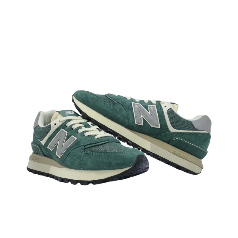 New Balance 574 Legacy Anti Slip Wear Resistant Low Top Casual Shoes Unisex Green-3