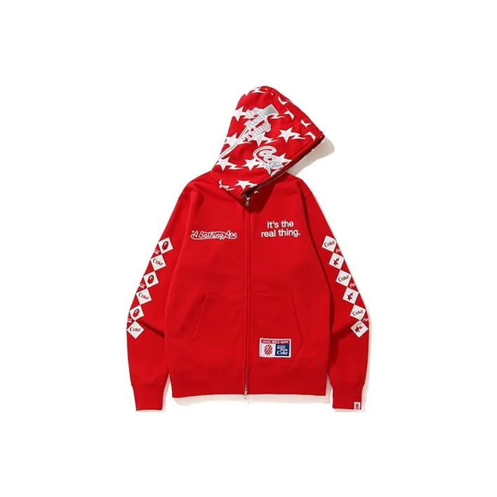 A BATHING APE X Coca Cola Full Zip Hoodie-7