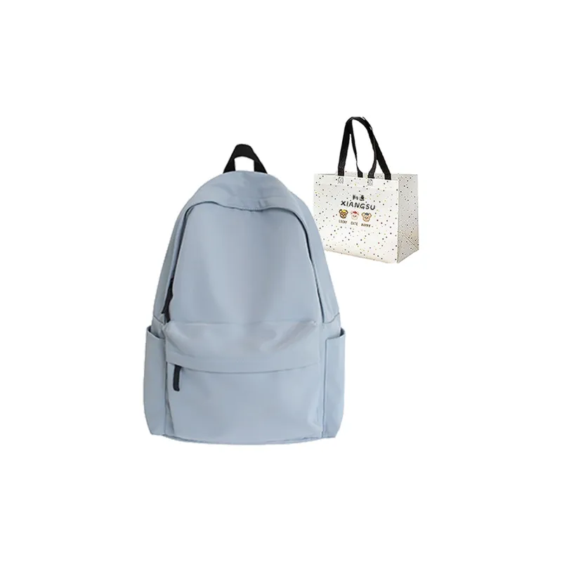 XIANGSU Nylon Backpack Unisex Red/White/Blue/Black-10