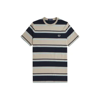 FRED PERRY Embroidered logo Cotton T shirt