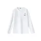 [100% cotton Long-Sleeved]White (Smiley Chest Logo)