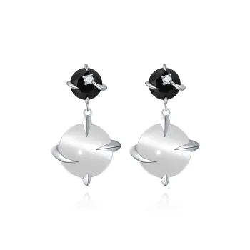VIGG S925 Silver Earrings Women's