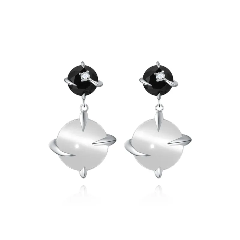VIGG S925 Silver Earrings Women's-0