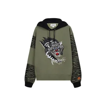 KENZO Sweatshirts Men Olive Green