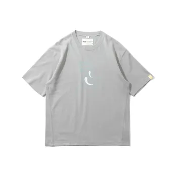 TMCAZ Relax Graphic Tee T-Shirt Unisex Light Gray