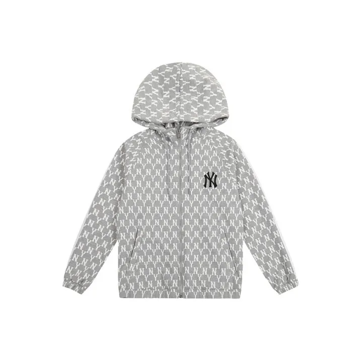 MLB New York Yankees Sweatshirts Unisex Gray-0