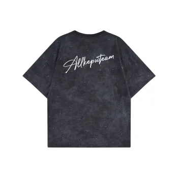 Kepu T Shirt Unisex Navy Blue With Red Print