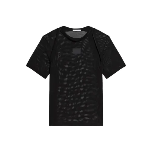 Helmut Lang Mesh Logo T Shirt