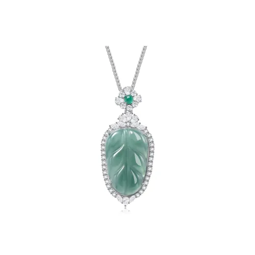 Zhou Jifeng Ice Glutinous Jadeite Necklaces Women's