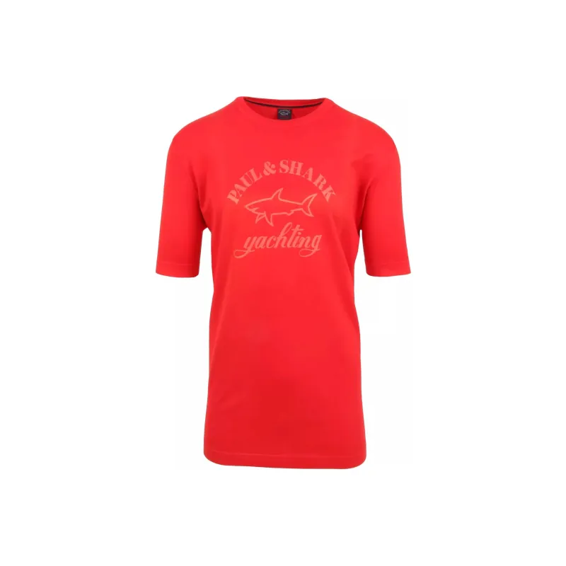 Paul & Shark Yachting T Shirt Men's Red-0