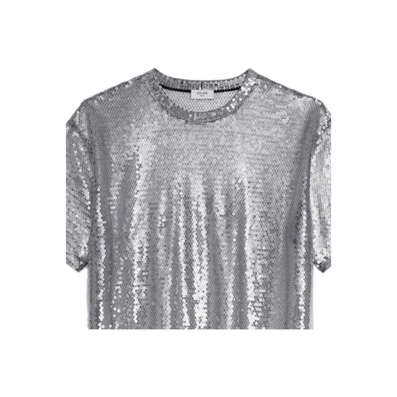 CELINE New Men'S Collection - Boy Doll T-Shirts Men Silver-3