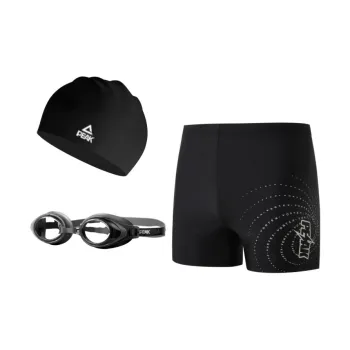 PEAK Swimming Sets Polyester Elastane Outdoor Men's Black