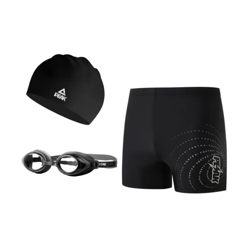 PEAK Swimming Sets Polyester Elastane Outdoor Men's Black-0
